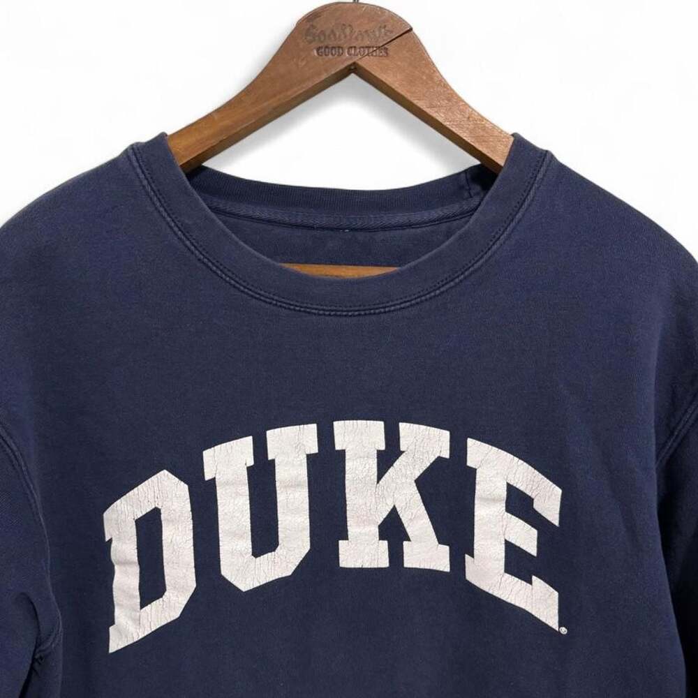 Duke Blue Devils College Crewneck Sweatshirt Navy Blue